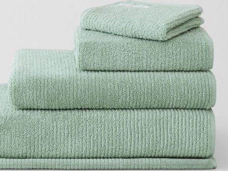 Living Textures Trenton Towel Collection by Sheridan PEPPERMINT Discount