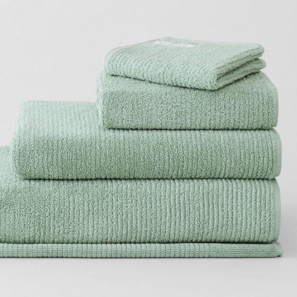 Living Textures Trenton Towel Collection by Sheridan PEPPERMINT Discount