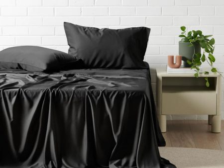 Madeleine Hotel Linen Bamboo Cotton Sheets Set - Granite Cheap