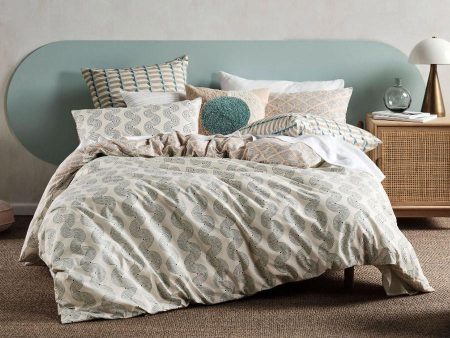 Aida Sky Quilt Cover Set by Linen House Hot on Sale