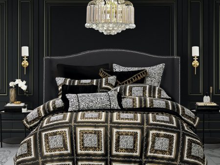 Piazza Gold Quilt Cover Set by Davinci Private Collection Discount