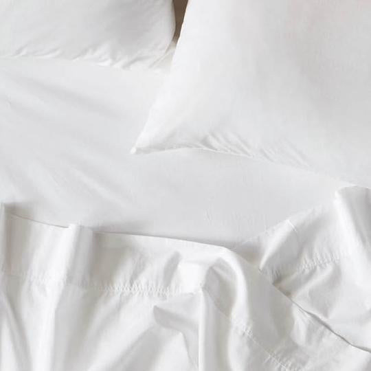 Terra Organic Cotton SNOW Sheet Set by Linen House Online now