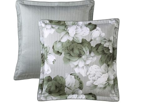 Hailey Sage European Pillowcase by Private Collection For Cheap