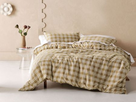 Barnette Duon Flannelette Quilt Cover Set by Linen House Online now