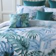 Kailua Teal Quilt Cover Set by Bianca For Cheap