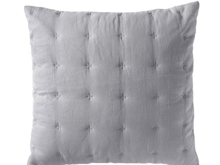 Langston Silver European Pillowcase by Bianca Fashion