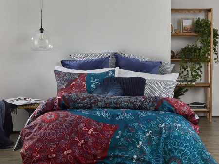 Daisy Blue Quilt Cover Set By Logan & Mason Online