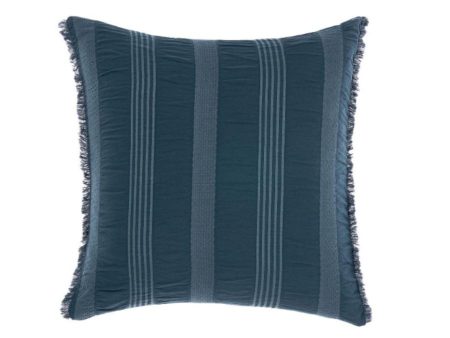 Shrimpton Slate European Pillowcase by Linen House For Sale