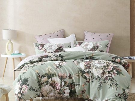 Winter Sage Quilt Cover Set by Logan & Mason Online now