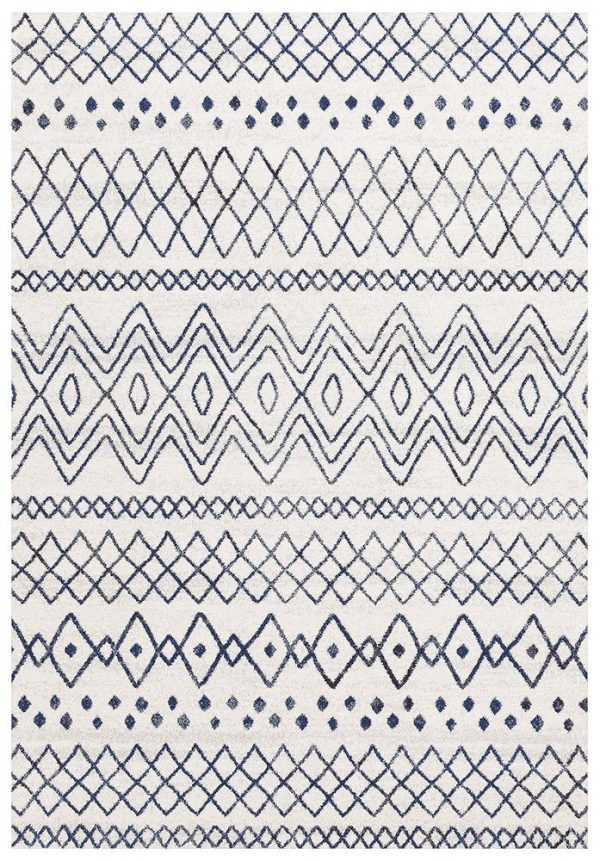 Oasis 453 Rug (White Blue) by Rug Culture Online Hot Sale