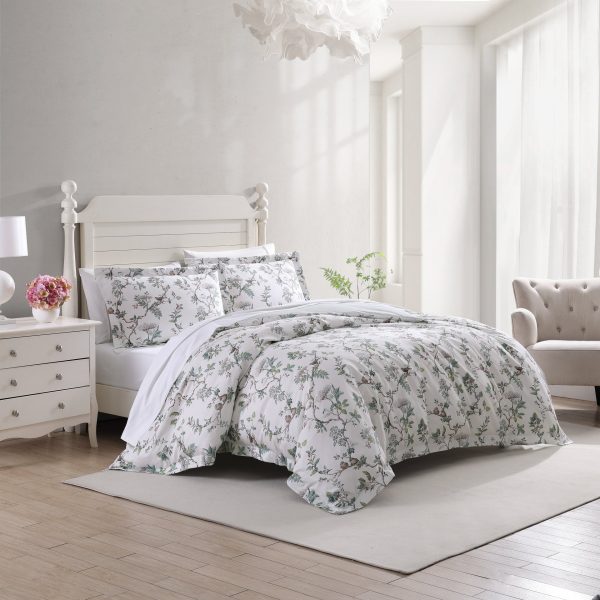 Elderwood Natural Quilt Cover Set by Laura Ashley Sale