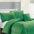 Carrington Green Quilt Set by Georges Fine Linens For Discount