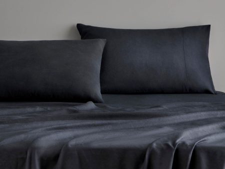 Abbotson CARBON Linen Fitted Sheet by Sheridan Online Sale