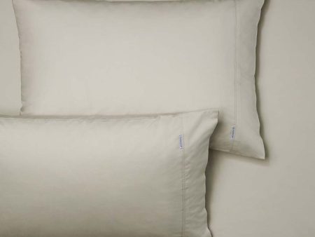 Heston 300TC STONE FITTED SHEET + PILLOWCASE COMBO by Bianca For Cheap