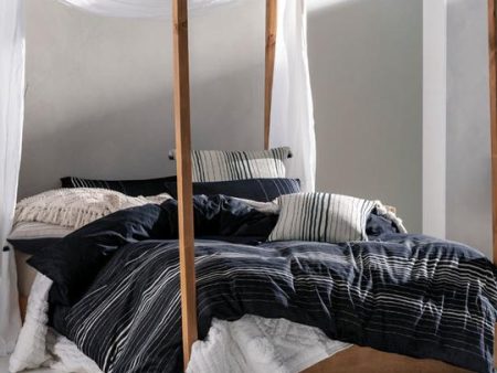 Nighttide Indigo Quilt Cover Set by Linen House Online now