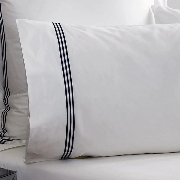 1200TC Palais Midnight Standard Pillowcase Pair by Sheridan Cheap