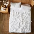 Terra Organic Cotton SNOW Sheet Set by Linen House Online now