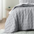 Langston Silver Comforter Set by Bianca For Sale