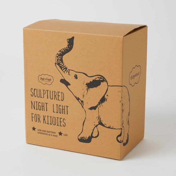 Kids Lamp Night Light Elephant by Jiggle & Giggle For Sale