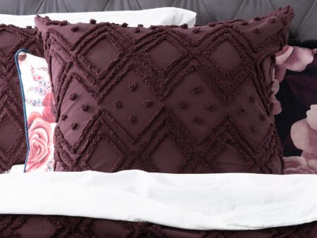 Medallion PLUM Vintage European Pillowcase by Park Avenue Discount