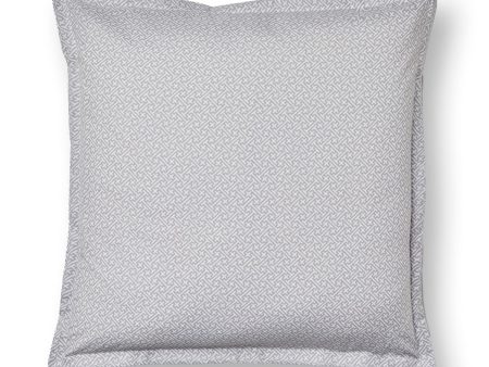 Noto White European Pillowcase by Logan & Mason For Discount