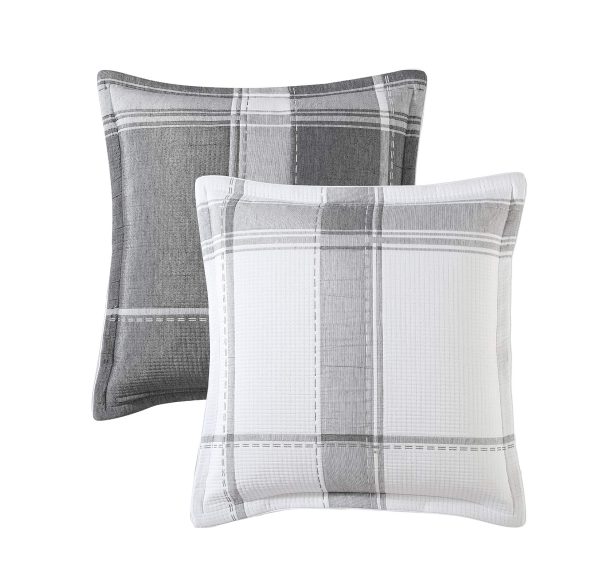 Cannon Charcoal European Pillowcase by Private Collection Online Hot Sale