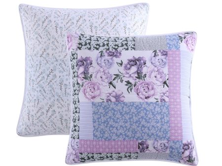 Bessie Lilac European Pillowcase by Logan and Mason Platinum Cheap