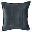 Dayton European Pillowcase Charcoal by Bianca on Sale