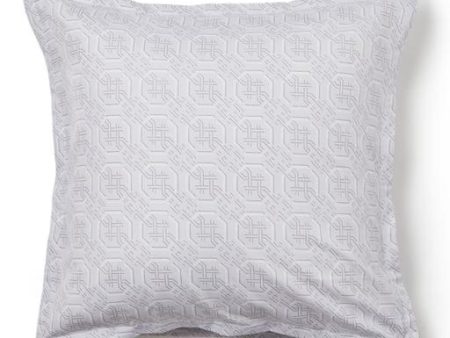 Liang Red European Pillowcase by Logan and Mason For Discount