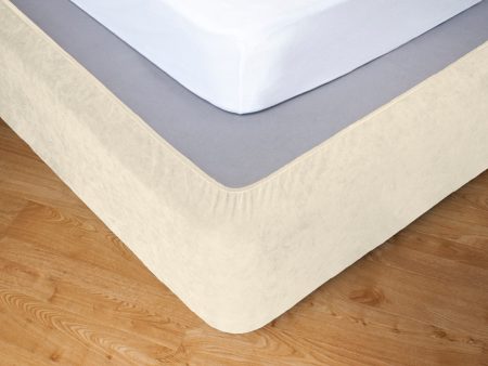 Apartmento Stretch Valance   Bedskirt - Ivory Online now