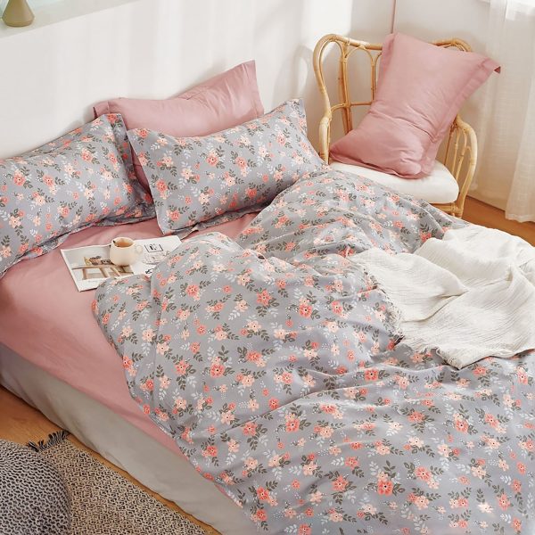 Nellie Pink Quilt Cover Set by Ardor Online Sale