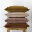 Sloane Square Cushion 50 x 50cm Butterscotch by Bambury Hot on Sale