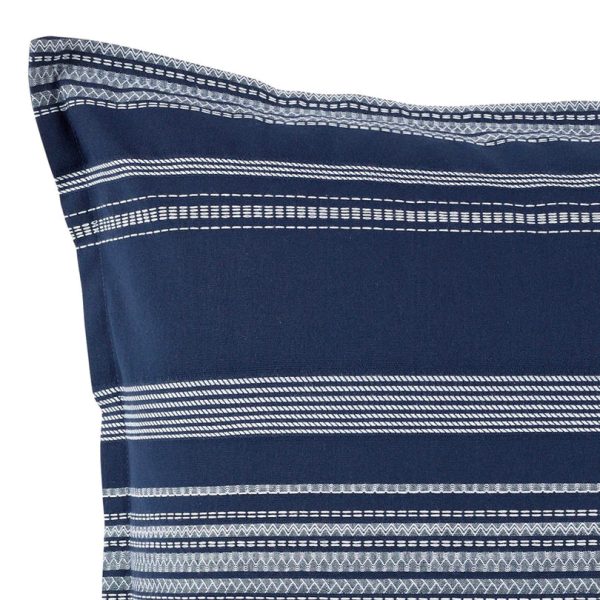 Regent Navy Cushion 43 x 43cm by Bianca on Sale