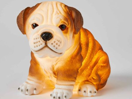 Kids Lamp Night Light Bulldog by Jiggle & Giggle For Sale