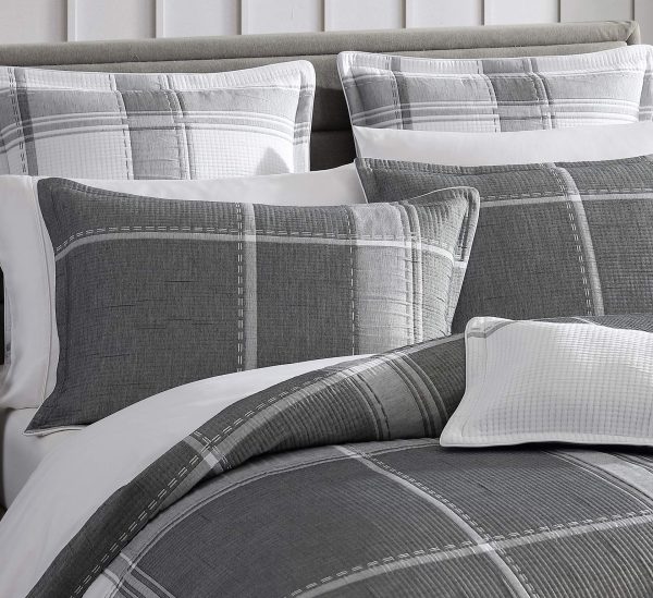 Cannon Charcoal European Pillowcase by Private Collection Online Hot Sale