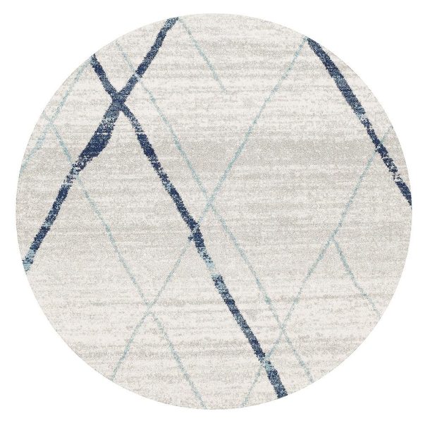 Oasis 452 Round Rug (Blue) by Rug Culture Online Sale