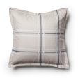 Charlie Slate European Pillowcase by Logan and Mason Fashion