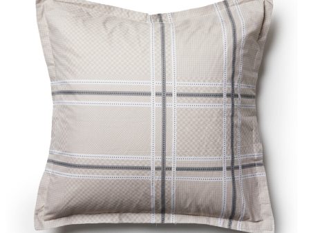 Charlie Slate European Pillowcase by Logan and Mason Fashion