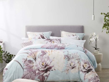 Montrose Heather Quilt Cover Set by Platinum Logan & Mason Sale