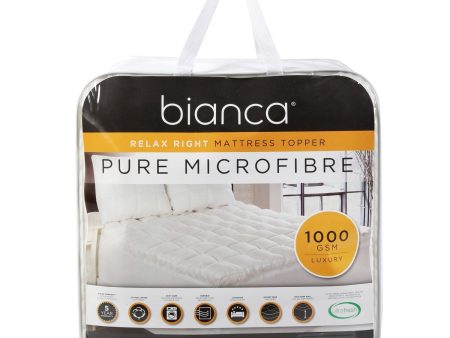 Relax Right 1000gsm Mattress Topper by Bianca on Sale