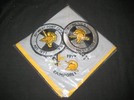 West Point 1977 Camporee Neckerchief and Patches Online Sale