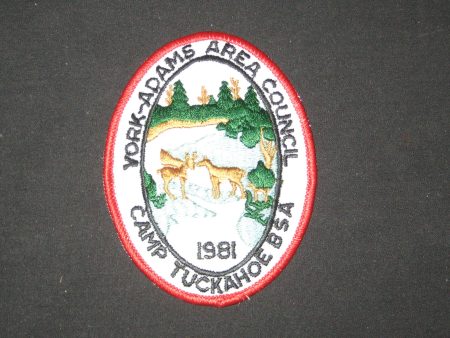 Camp Tuckahoe 1981 Pocket Patch Online now