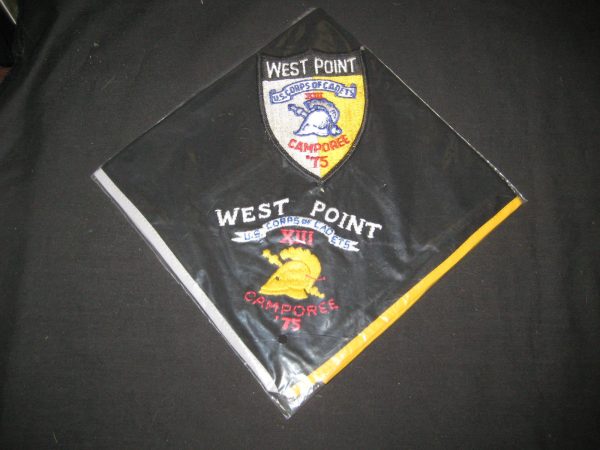 West Point 1975 Camporee Neckerchief and Pocket Patch Online Hot Sale