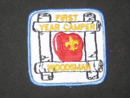 First Year Camper Woodsman Patch For Discount