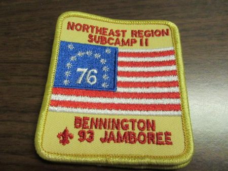 1993 National Jamboree Northeast Subcamp 11 Patch For Sale