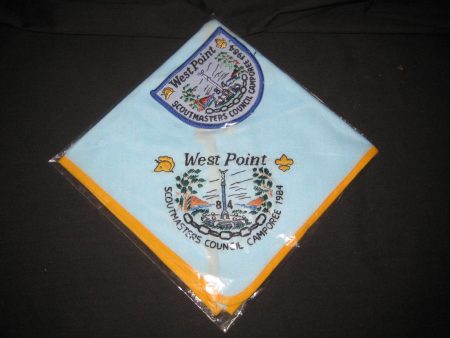 West Point 1984 Camporee Neckerchief and Pocket Patch Sale