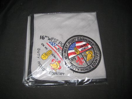 West Point 1978 Camporee Neckerchief and Pocket Patch Hot on Sale