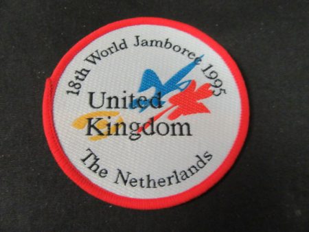 1995 World Jamboree United Kingdom Contingent Pocket Patch Cheap