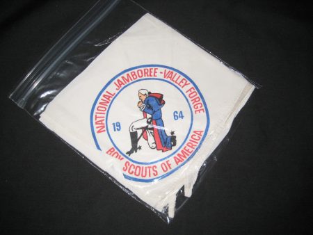 1964 National Jamboree Ladies White Scarf Online now