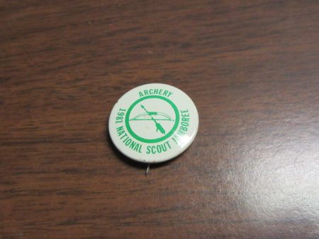 1981 National Jamboree Archery Button Online Hot Sale